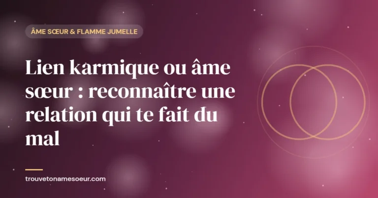 Lien karmique ou âme sœur : femme qui s'interroge sur une relation qui lui fait du mal